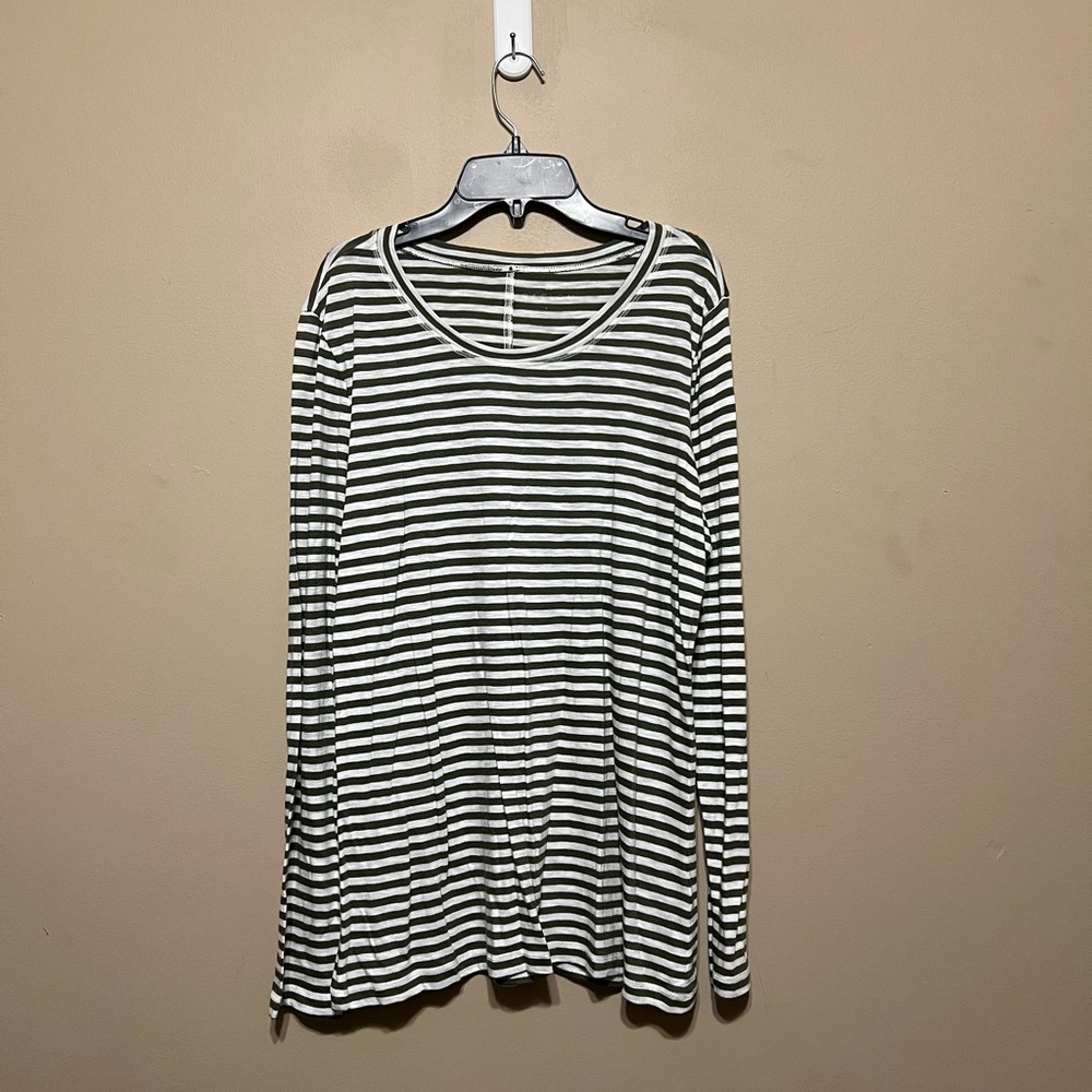 Caslon Striped Long Sleeve Top